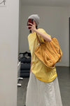 BORIS BIDJAN SABERI Light Grey Cashmere Hat KNHAT2 FPI30001